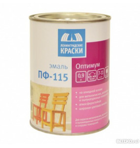 ЛЕНИНГР. КРАСКИ Эмаль ПФ-115 оранжевая 0,9 кг