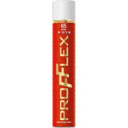 Пена монтажная PROFFLEX maxi (0,75 л) красная