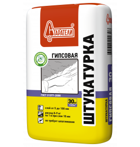 Штукатурка вн/раб 30кг ГИПСОВАЯ Старатели серая Штукатурка вн/раб 30кг ГИПСОВАЯ Старатели серая